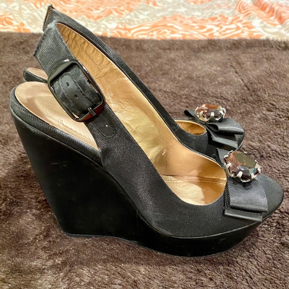 BCBGeneration Slingback Wedges - Picture 4 of 8